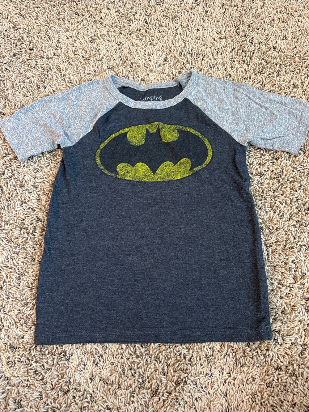 jumping beans Black & Gray Batman Graphic Raglan Tee